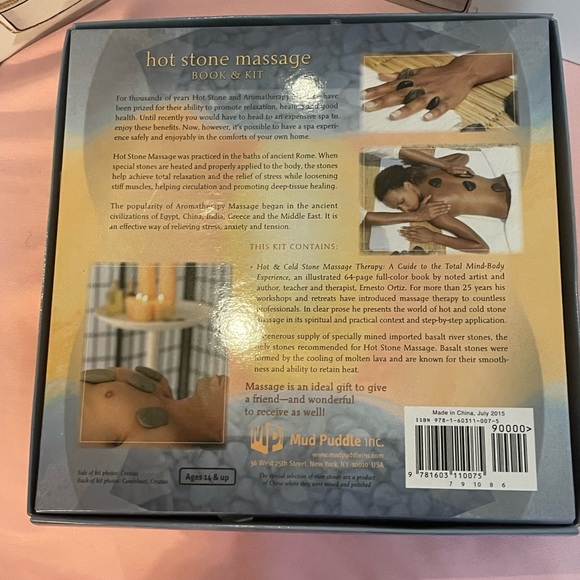 NIB Hot Stone Massage Kit Starter Set - Picture 2 of 2